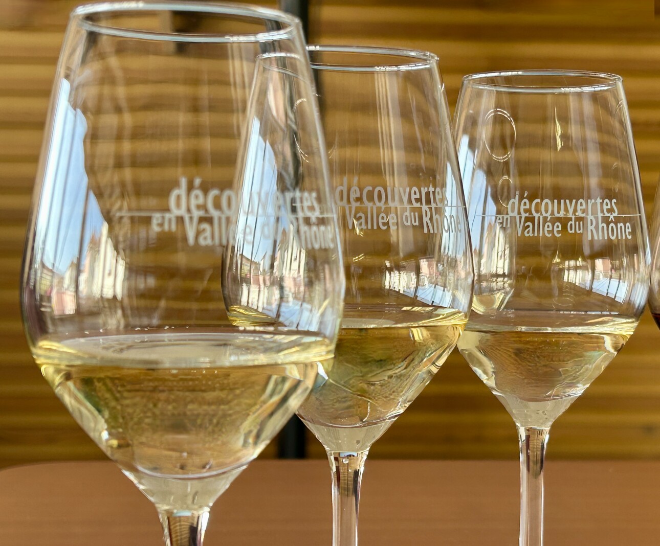 verres de vins blancs
